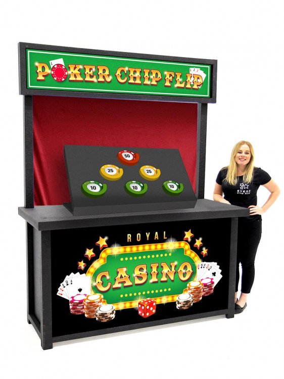 Casino Poker Chip Flip Inflatable Adventures in Sacramento, CA